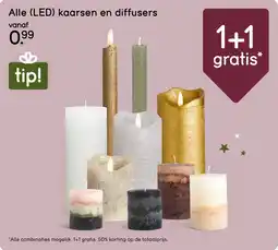 Leen Bakker Alle LED kaarsen en diffusers aanbieding