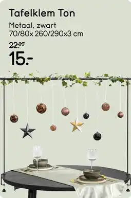 Leen Bakker Tafelklem Ton aanbieding