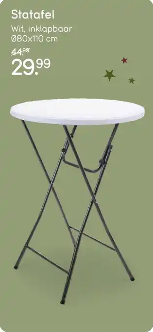 Leen Bakker Statafel aanbieding