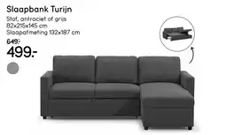 Leen Bakker Slaapbank Turijn aanbieding