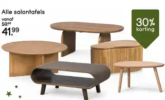 Leen Bakker Alle salontafels aanbieding