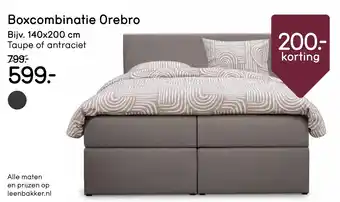 Leen Bakker Boxcombinatie Orebro aanbieding