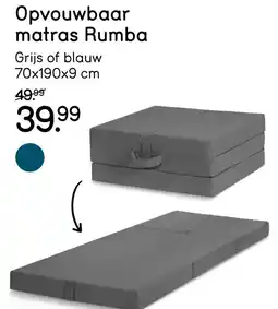 Leen Bakker Opvouwbaar matras Rumba aanbieding