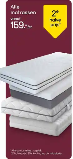 Leen Bakker Alle matrassen aanbieding