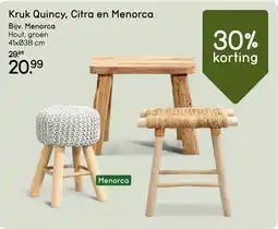Leen Bakker Kruk Quincy, Citra en Menorca aanbieding