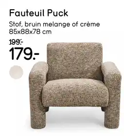 Leen Bakker Fauteuil Puck aanbieding