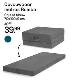 Leen Bakker Opvouwbaar matras Rumba aanbieding