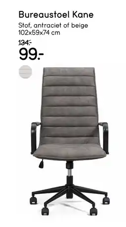 Leen Bakker Bureaustoel Kane aanbieding