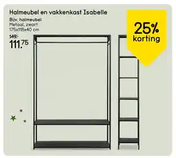 Leen Bakker Halmeubel en vakkenkast Isabelle aanbieding