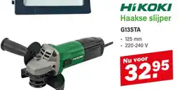 Van Cranenbroek Hikoki Haakse slijper G13STA aanbieding