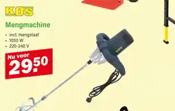 Van Cranenbroek Mengmachine aanbieding