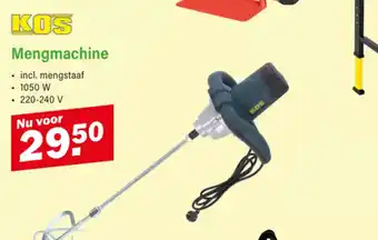 Van Cranenbroek Mengmachine aanbieding