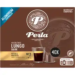 Albert Heijn Perla Huisblends Lungo dark capsules aanbieding