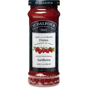 Albert Heijn St. Dalfour Vruchtenspread Aardbei aanbieding