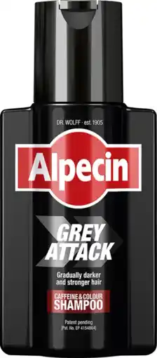 Albert Heijn Alpecin Grey attack shampoo aanbieding