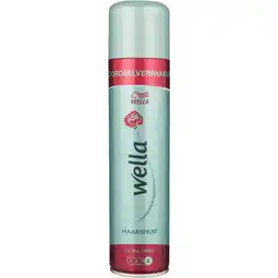 Albert Heijn Wella Ultra strong hold haarspray aanbieding