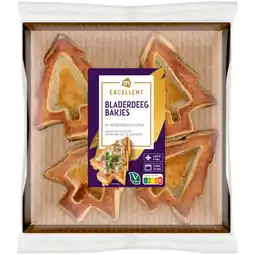 Albert Heijn AH Excellent Bladerdeegbakjes kerstboomvorm aanbieding