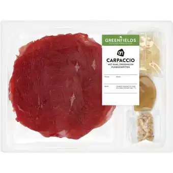 Albert Heijn AH Greenfields Carpaccio aanbieding