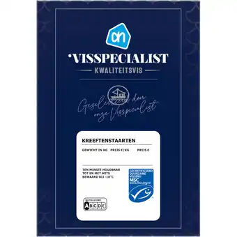 Albert Heijn AH Visspecialist Kreeftenstaarten aanbieding