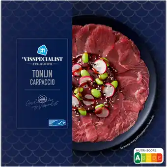 Albert Heijn AH Visspecialist Tonijn carpaccio aanbieding