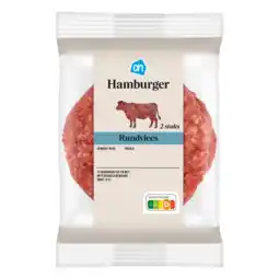 Albert Heijn AH Runder hamburger 2 stuks aanbieding