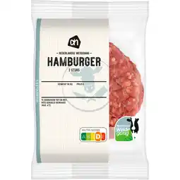 Albert Heijn AH Runder hamburger 2 stuks aanbieding