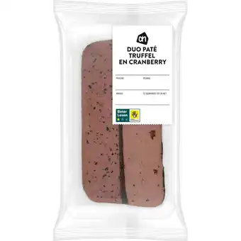 Albert Heijn AH Duo paté truffel en cranberry aanbieding