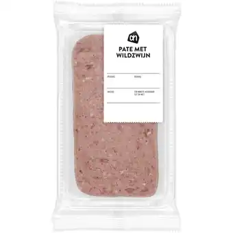 Albert Heijn AH Paté met wildzwijn aanbieding