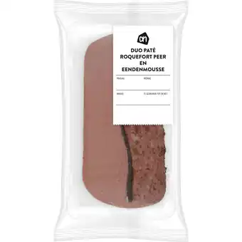 Albert Heijn AH Duo paté roquefort peer en eendenmousse aanbieding