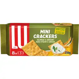 Albert Heijn LU Mini crackers olijfolie & oregano aanbieding