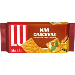 Albert Heijn LU Mini crackers tomaat & basilicum aanbieding