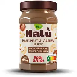Albert Heijn Natù Hazelnut & cashew spread aanbieding
