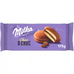 Albert Heijn Milka Choc & choc cakejes met chocolade aanbieding