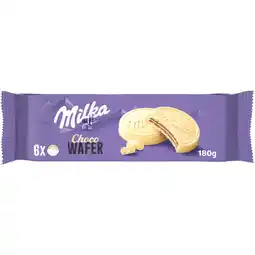 Albert Heijn Milka Choco wafels met witte chocolade aanbieding