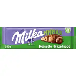 Albert Heijn Milka Mmmax chocoladereep hazelnoot aanbieding