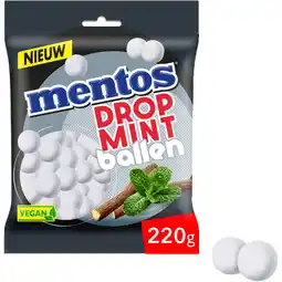 Albert Heijn Mentos Dropmintballen aanbieding