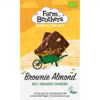 Albert Heijn Farm Brothers Vegan brownie almond aanbieding
