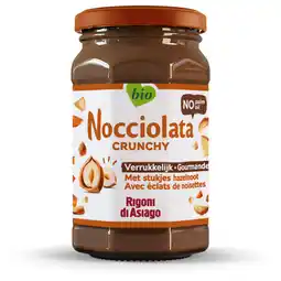 Albert Heijn Nocciolata Crunchy hazelnootpasta zonder palmolie aanbieding