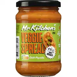 Albert Heijn Mister kitchen's Veggie spread & dip chili paprika aanbieding