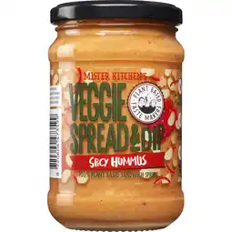 Albert Heijn Mister kitchen's Veggie spread & dip hummus spicy aanbieding