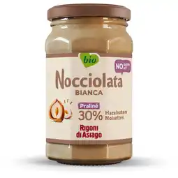 Albert Heijn Nocciolata Bianca hazelnootpasta zonder palmolie aanbieding