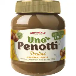 Albert Heijn Uno Penotti Praliné hazelnootpasta aanbieding