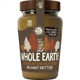 Albert Heijn Whole earth Dark roasted crunchy peanut butter aanbieding