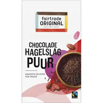 Albert Heijn Fairtrade Original Hagelslag puur aanbieding