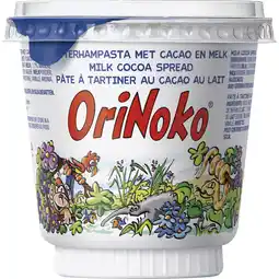 Albert Heijn OriNoko Boterhampasta met cacao en melk aanbieding