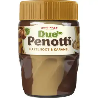 Albert Heijn Duo Penotti Hazelnoot & karamel pasta aanbieding
