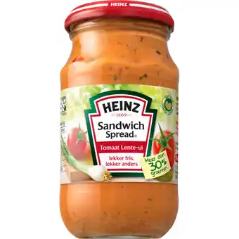 Albert Heijn Heinz Sandwich spread tomaat lente-ui aanbieding