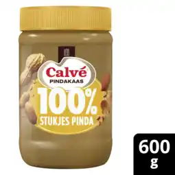 Albert Heijn Calvé Pindakaas 100% pinda's grof aanbieding