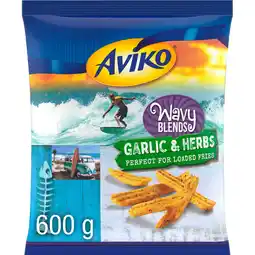 Albert Heijn Aviko Wavy blends garlic & herbs aanbieding
