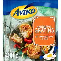 Albert Heijn Aviko Aardappel gratins met emmentaler & room aanbieding